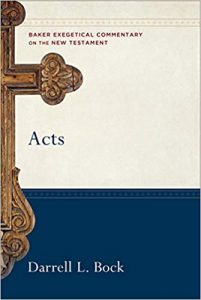 Acts commentary by Darrell Bock
