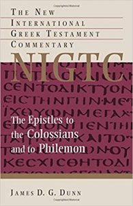 Colossians Philemon by James Dunn