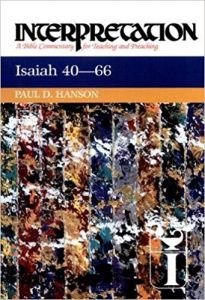 Isaiah commentary Paul Hanson