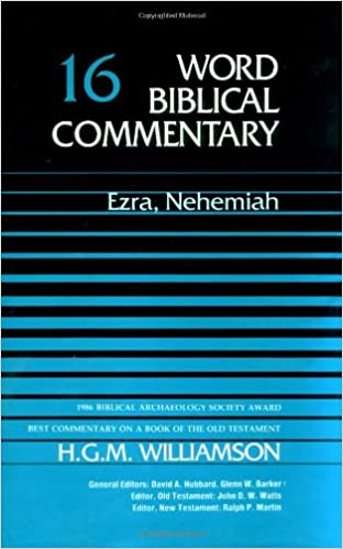 Nehemiah commentary Williamson