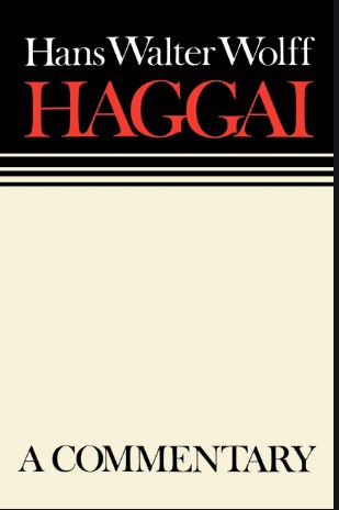 Haggai commentary  Wolff