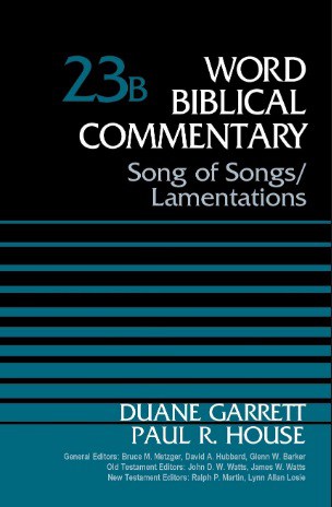 Lamentations commentary Duane Garrett