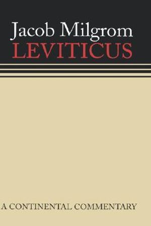 Leviticus commentary Milgrom