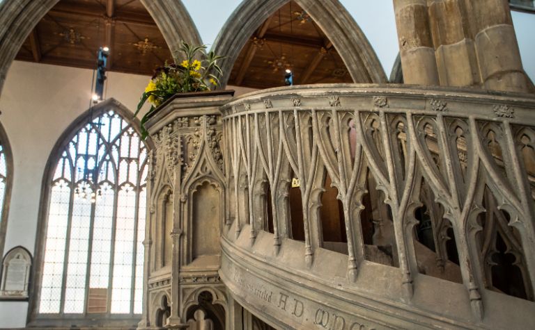 Church pulpit